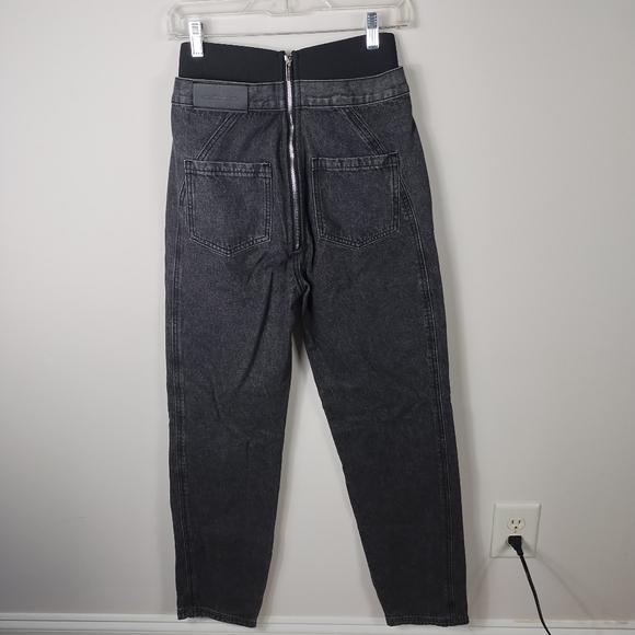 NWT Maniere De Voir Fold over Waistband Jeans Size 8 - Picture 2 of 13
